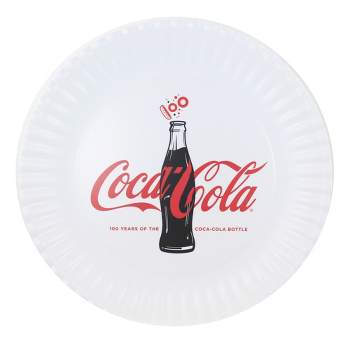 Tabletop 16.0" Cola-Cola Platter Soda Bottle Coke Drink One Hundred 80 Degree  -  Serving Platters