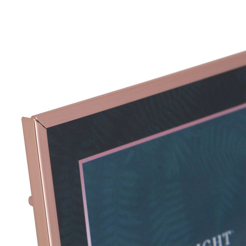 Northlight 7.25" Classical Rectangular 5" x 7" Photo Picture Frame with Easel Back - Rose Gold, 4 of 6