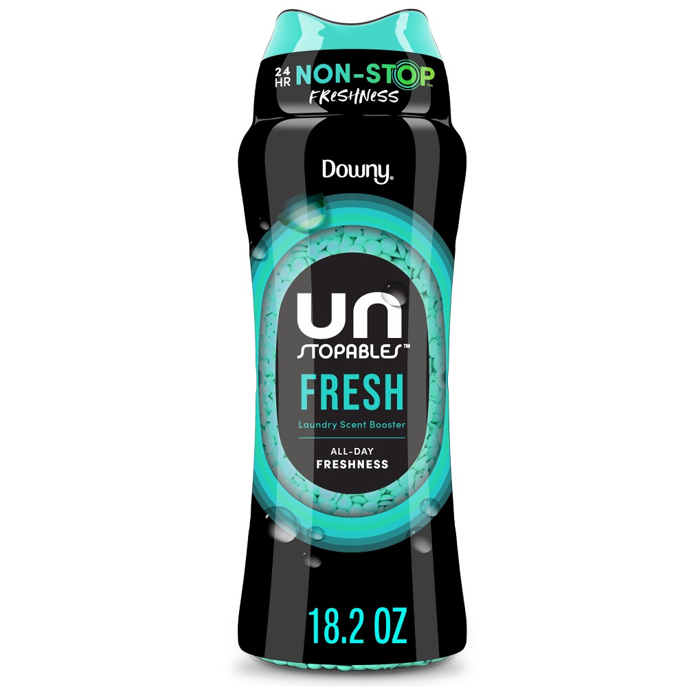 Downy Fresh Scent Unstopables In-Wash Laundry Scent Booster Beads - 18.2oz: Plastic Bottle, High Efficiency