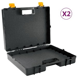 vidaXL Universal Machine Cases with Foam Rubber 2 pcs Polypropylene - 1 of 4