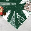 Christmas Bathroom Rug Washable Area Rug for Bedroom - 4 of 4