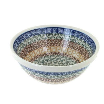 Blue Rose Polish Pottery Athena Cereal/Soup Bowl