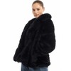 June + Vie by Roaman's Faux Fur Coat - 4 of 4