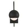 Capital Lighting Dolby 1 - Light Wall Light in  Black Iron - 3 of 4