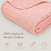 Baby Muslin Blanket, Large 40" X 40" By Comfy Cubs - 3 of 4
