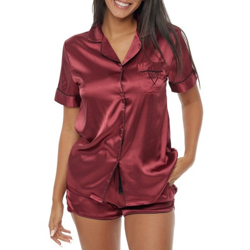 Satin pjs womens new arrivals