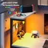 Bestier Gaming Desk with LED Lights, 44 Inch Computer Desk with Power Outlet for Small Spaces - 2 of 4