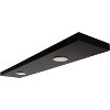 Kiera Grace 47"x9" Aberg Floating Shelf Black: Built-In LED, Touch-Activated, MDF Composite - 3 of 4