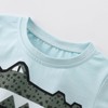 MyKids-USA Summer Baby Kids Cartoon Crocodiles Pattern T-shirt and Shorts Casual Clothing Set for Boys - 2 of 4