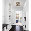 Urban Ambiance Luxury Transitional Indoor Ceiling Light,  5-3/4''H x 13"W x 13''D,  Aged Brass Finish, UHP4690 - 2 of 4
