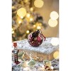 Gulches D3.9" Glass Christmas Ball Ornaments Set of 6, Holiday Party Tree Decor - 4 of 4