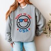 Simply Sage Market S.W.Smiley Party in the USA Smiley Face Sweatshirt - 3 of 4