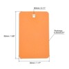 Unique Bargains Blank Waterproof Eyelet Hole Plastic Shipping Tags 50 Pcs - 2 of 4