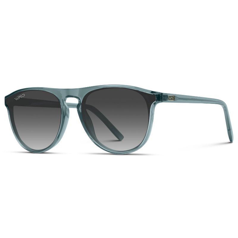 WMP Eyewear Round One Bridge Modern Aviator Sunglasses, 2 of 5