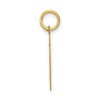 Black Bow Jewelry 14k Yellow Gold, Jersey Collection, Small Number 30 Pendant - 2 of 4