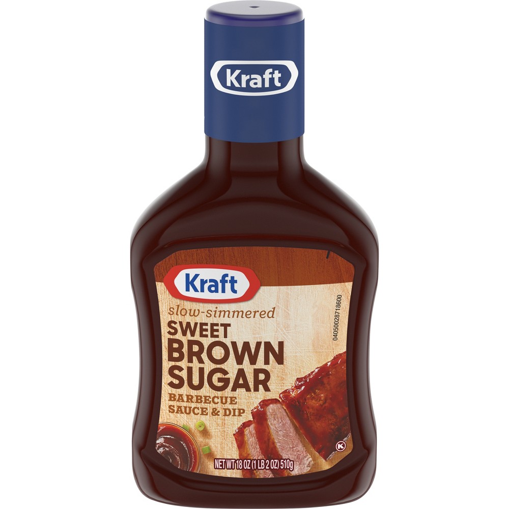 UPC 021000052424 product image for Kraft Sweet Brown Sugar BBQ Sauce 18oz | upcitemdb.com