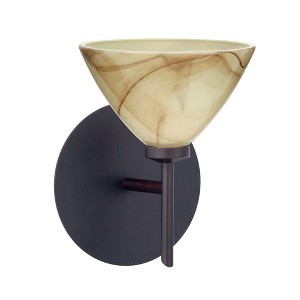 Besa Lighting Domi 1 - Light Wall Light in  Bronze - 1 of 1