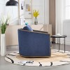NicBex Swivel Accent Chair Modern 360 Degree Barrel Chair Club Chair Leisure Arm Chair Sofa Chair for Living Room, Bedroom, Office - 3 of 4
