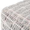 PAGED Modern Handwoven Pouf Ottoman, Chic Home Decor Multi-Functional Footstool, Stylish Striped Design for Living Room - 3 of 4