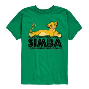 Boys' - The Lion King - Simba Character Short Sleeve Graphic T-Shirt - 1 of 4