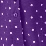 radiant purple polka dot