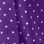 radiant purple polka dot