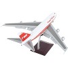 Boeing 747SP Commercial Aircraft with Flaps Down "TWA" White with Red Stripes & Tail 1/200 Diecast Model Airplane by GeminiJets - 3 of 3