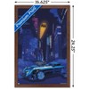Trends International DC Comics - Batman - Skyline Bat Signal Framed Wall Poster Prints - 3 of 4