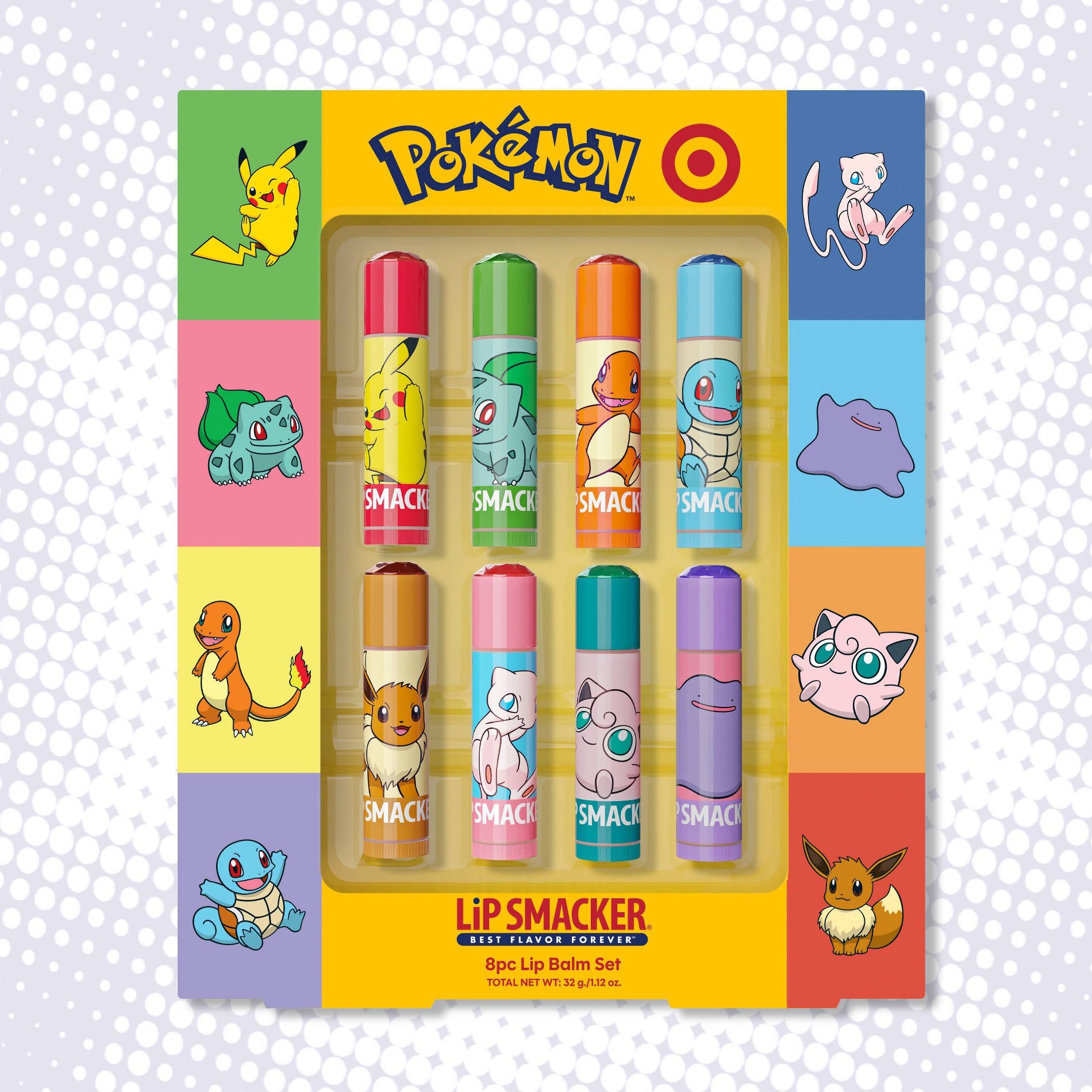 Lip Smacker Lip Balm Tin 8pc - Pokémon x Target
