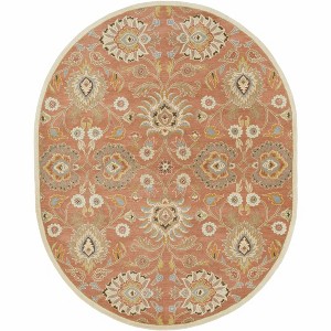 Hauteloom Caesar Hand Tufted Burnt Orange 1124 Wool Carpet - 1 of 4