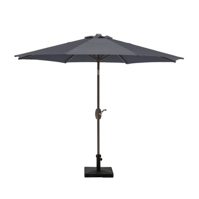 WestinTrends 9 Ft Outdoor Patio Market Table Umbrella with Square Concrete Base
