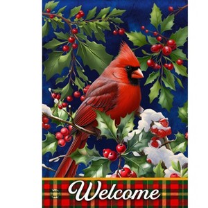 Briarwood Lane Winter Garden Flag 12x18 For Outdoor Cardinal and Holly For Winter Garden Flag Flags For Outside - 1 of 4