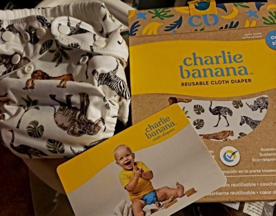 Charlie Banana One Size Reusable Cloth Diaper - White : Target