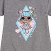 Girls' - LOL Surprise! - Bon Bon Doll Graphic Short Sleeve Fleece Dress - 2 of 4