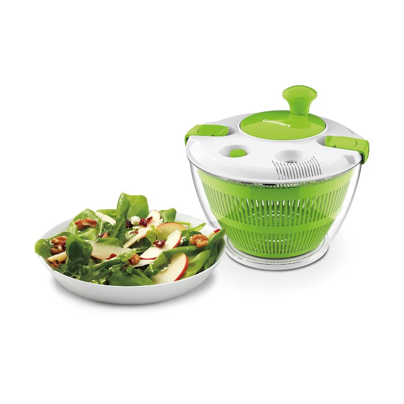 Cuisinart Green and White 5qt Salad Spinner, 6 of 7