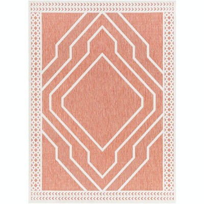 Mark & Day Cheney 6'7"x9' Rectangle Woven Indoor & Outdoor Area Rugs: Geometric, Stain-Resistant, Modern Scandinavian Style