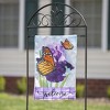 Evergreen Iris Butterflies Garden Burlap Flag 12.5 x 18 Inches Indoor Outdoor Decor - 2 of 4
