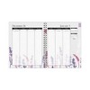 Recycled WildFlower Weekly/Monthly Planner, WildFlower Artwork, 11 x 8.5, Gray/White/Purple Cover, 12-Month (Jan-Dec): 2025 - 3 of 4