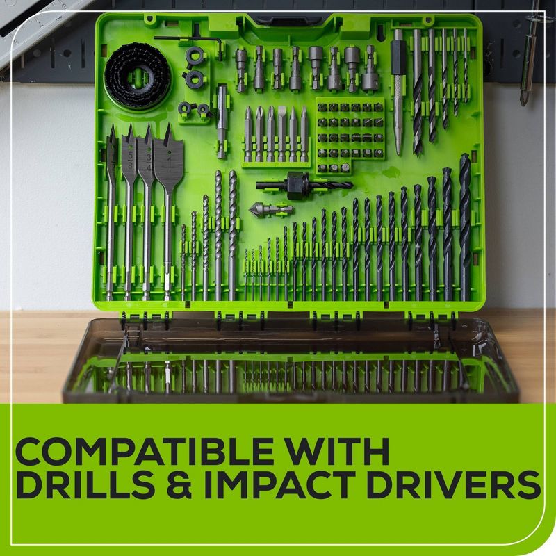 Greenworks 90pc Drilling and Impact-Rated Driving Set, 5 of 9