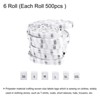 Unique Bargains Woven Crafting Clothing Sewing Embroidered Size Labels 6 Rolls - 3 of 4