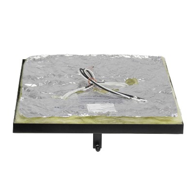 Elipse 12" Crystal and Bronze Elegant Flushmount Light