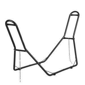 VEVOR Universal 2 Person Hammock Stand, Adjustable Heavy Duty 450 lbs Capacity Hammock Stand Fits 6.9-12.8 ft Hammocks for Outdoor and Indoor - 1 of 4