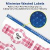 Avery Matte Clear Wraparound Band Labels with Sure Feed, 1.5" x 3.5", 1,000 Matte Clear Labels, Print-to-the-Edge, Laser/Inkjet Printable Labels - 4 of 4
