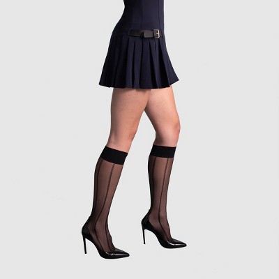 L'eggs Women's Striped 360 Contour Sheer Knee Highs - One Size Fits Most