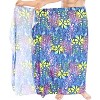 LA LEELA Men's Swimwear Cover Up Swim Wrap Beachwear Sarongs Beach Lava Lava Hawaiian Pareo Summer Long Sulu For Men One Size Multicolored, Floral - 2 of 4