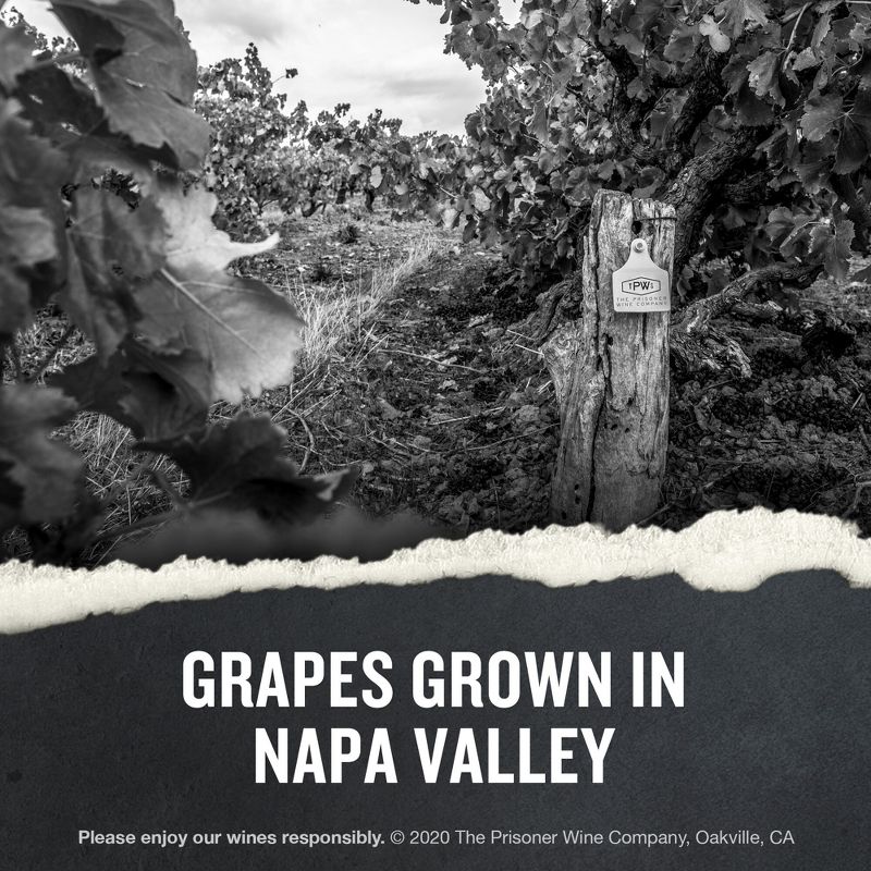 The Prisoner Napa Valley Cabernet Sauvignon Red Wine by The Prisoner - 750ml Bottle, 5 of 11