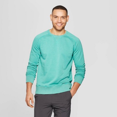 teal champion crewneck