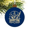 Hampton University Pirates Logo Wood Christmas Tree Holiday Ornament - 4 of 4