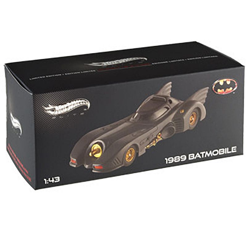 1989 Movie Batmobile Elite Edition 1/43 Diecast Model Car by Hot Wheels, 3 of 4