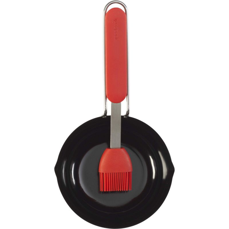 GoodCook 16oz Nonstick Iron BBQ Sauce Pan with Stainless Steel Handle and Basting Brush, 2 of 8